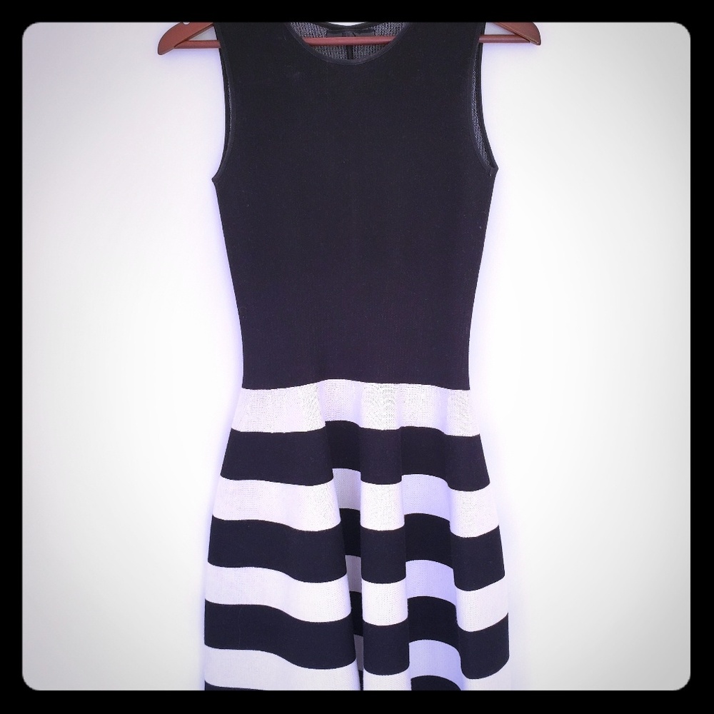 RVN Sleeveless Fit and Flare Dress